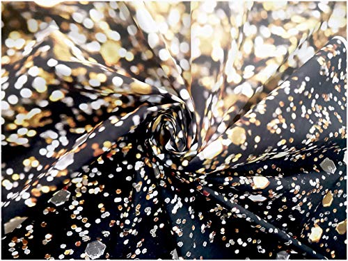 Black and Gold Backdrop Golden Glitter Backdrop for Photography Wedding Birthday Baby Shower Party Photo Studio 5x7FT 11412 - color: Gold, size: 5x7FT