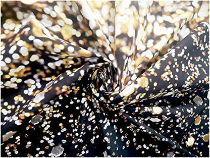 Black and Gold Backdrop Golden Glitter Backdrop for Photography Wedding Birthday Baby Shower Party Photo Studio 5x7FT 11412 - color: Gold, size: 5x7FT