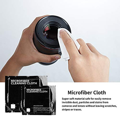 Professional DSLR Camera Cleaning Kit with APS-C Cleaning Swabs, Microfiber Cloths, Camera Cleaning Pen, for Camera Lens, Optical Lens and Digital SLR Cameras. - color: pink