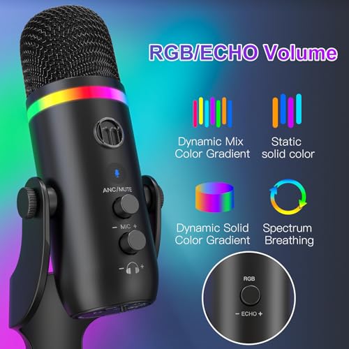 ZealSound USB Microphone k66pro and Furry Windscreen d65k Bundle
