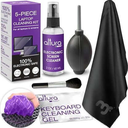 Keyboard Cleaner & Laptop Cleaning Kit for Computer, PC, MacBook | All-In-One Electronic Screen Cleaner for Computer, PC, MacBook, iPhone, Camera Accessories