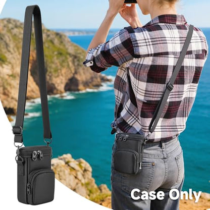 Camera Case for Camp Snap Pro, Lightweight Small Sling Bag | 5.31" x 3.35" x 1.20" Travel Bag with Adjustable Shoulder Strap, for KODAK Printomatic Instant Print Camera, Black
