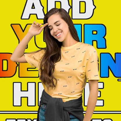 Custom Photography Cloth Design Your Own Photo Logo Text Personalized Backdrops Non-Reflective Photoshoot Background Screen Portrait Studio Photobooth Drops 56 X 79 Inches, Bright Yellow - color: Bright Yellow, size: 56"×79"