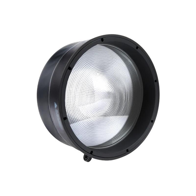 amaran Fresnel with Barn Doors Bowens Mount Attachment Designed for Amaran Ray 360C,660C,Halo 200x/300x/600x,and Other COB LED Video Light (Large) - size: Large
