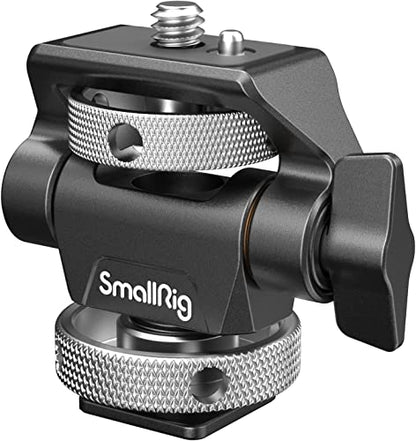 SmallRig Field Monitor Mount Holder Swivel and Tilt Adjustable with Cold Shoe Mount for 5" and 7" Monitor - style: Cold Shoe