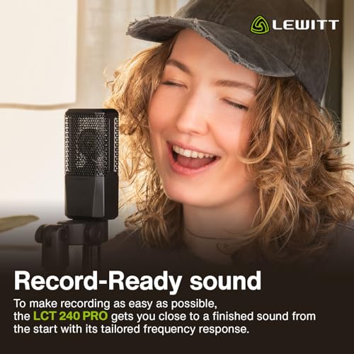 LEWITT LCT 240 Pro Large Diaphragm Condenser Mic - color: Black
