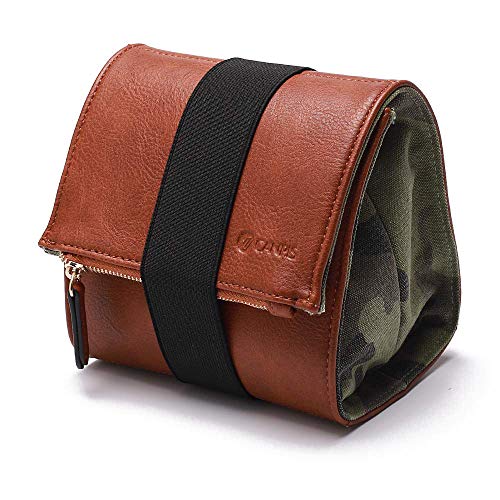 CANPIS Mirrorless Camera Case, Leather Small Camera Bag Lens Pouch, Photography Travel Bag, Outdoor Carry-on Storage Bag (not support DSLR Camera and Long Lens)