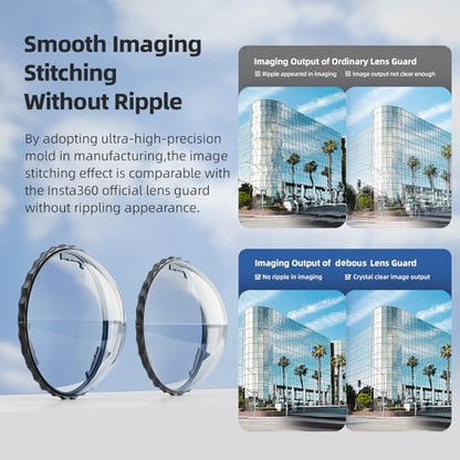 Insta 360 X4 Aluminum Frame Cage Case Bag Glass Lens Guard Set Screen Protector for Insta360 X4 X 4 Accessories Kit Anti-Scratch Metal Housing Shell Tempered Glass Protective Film Cover