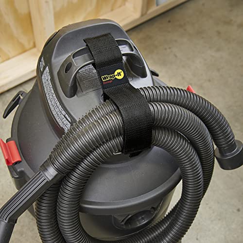 Twin-Straps by Wrap-It Storage - 16" (6-Pack) - Hook and Loop Hanging Cable Wrap for Multi-Purpose Cord and Hose Storage - size: 16" (6 Pack)