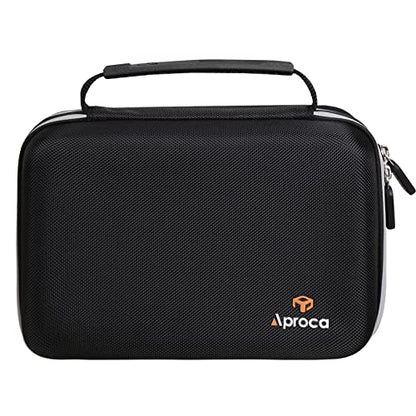 Aproca Case Compatible with Canon EOS Rebel T7, R50, R6 Mark II, R100, R50 V, R8, T6, R10, SL3, R5 Mark II, 5D Mark IV, R7, 90D, R5, T100 Camera, Portable Bag for Accessories (Case Only) - color: Black