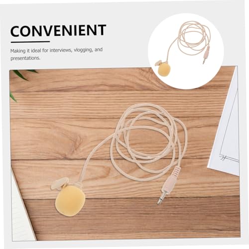 UPKOCH Lapel Microphone for Pc: Plug and Play Condenser Mic High Sensitivity for Interview Video Recording Vlog Online Meetings Noise Reduction