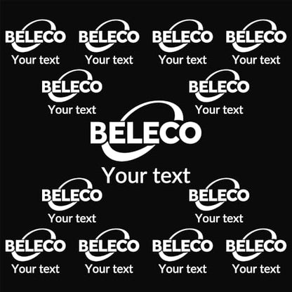 BELECO 5x3ft Custom Backdrop Step and Repeat Banner Customized Backdrop with Logo Text Picture Personalized Background Banner for Events Birthday Wedding Trade Show Business Photos Party Decorations - size: 5x3FT