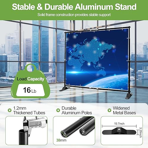 FUDESY 10x10 ft Backdrop Banner Stand, Heavy Duty Adjustable Background Kit With Carrying Bag, Step and Repeat Photography Frame for Trade Show Display Photo Booth Parties - size: 10x10ft