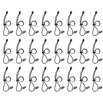 Kate Backdrop Clips Holder Background Clamps for Photo Video Studio, 24 Pack, Black
