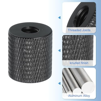 PATIKIL Tripod Screw Adapter 1/4" Female to M8 Male, 2 Pcs Tripod Nut Connectors Camera Mount Screw Camera Double Head Converter for Microphone Holder Magic Arms Accessories, 18 mm - size: 1/4" Female to M8 Male,18 mm
