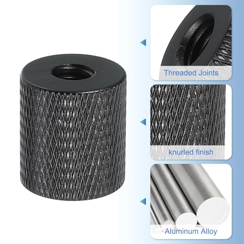 PATIKIL Tripod Screw Adapter 1/4" Female to M8 Male, 2 Pcs Tripod Nut Connectors Camera Mount Screw Camera Double Head Converter for Microphone Holder Magic Arms Accessories, 18 mm - size: 1/4" Female to M8 Male,18 mm