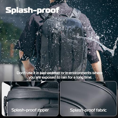 ULANZI Camera Backpack Professional Bag, Water-Resistant Photography Camera Case Anti Theft Travel for Photographers DSLR Mirrorless Camera Lens Tripod Holder 16" Laptop Black 22L - size: BP09: 18.5 x 14.1 x 9.3