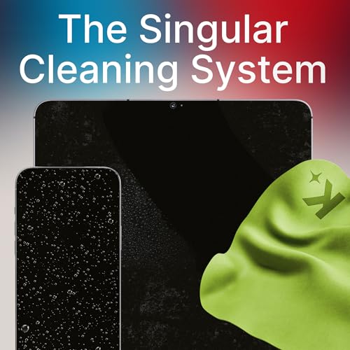 Koala Lens Cleaning Cloth | Japanese Microfiber | Glasses Cleaning Cloths | Eyeglass Lens Cleaner | Eyeglasses, Camera, VR/AR Headset, and Screen Cleaner | Black & Green (Pack of 6) - color: Black / Green, size: 6 Pack