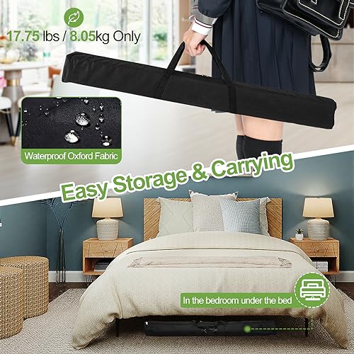 FUDESY 10x10 ft Backdrop Banner Stand, Heavy Duty Adjustable Background Kit With Carrying Bag, Step and Repeat Photography Frame for Trade Show Display Photo Booth Parties - size: 10x10ft