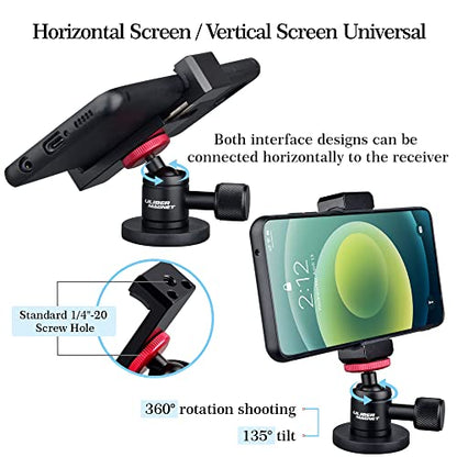ULIBERMAGNET Magnetic Phone Mount Holder, 360° Rotate with Mini Ball Head Compatible with Smartphone for Cars,Jeep,Boats, Motorcycles - style: 1.69INCH Magnetic Phone Mounts