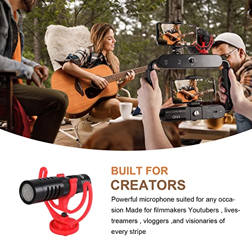 GVM Gimbal Stabilizer Phone Video Light Kit for Smartphone, Content Creator Kit, 5600K LED Equipment with Microphone &Tripod for Recording, Vlogging, Live Streaming, YouTube, TikTok