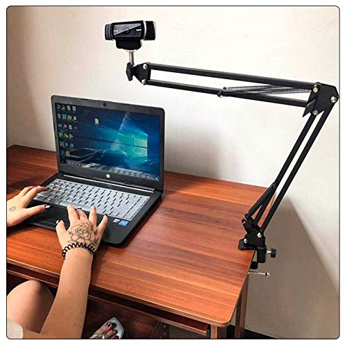 Webcam Stand Kit, 2in1 Wall Mount and Clamp Arm Holder for Logitech C920 C920s C922x C930e C925e Brio
