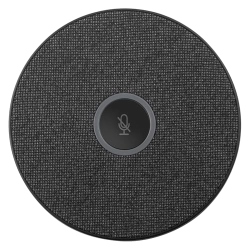 ViewSonic VB-MIC-201 USB Omnidirectional Speakerphone Conference Microphone w/Noise Cancellation, and 360° Pickup for Home and Office