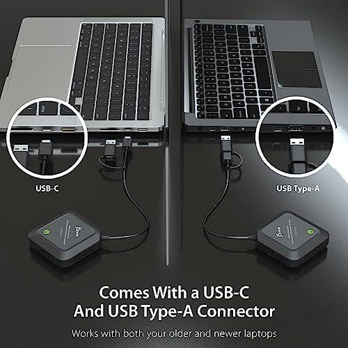 j5create Wireless Extender for USB Webcam, Microphones, or Speakers, Ideal for Streaming & Conferencing, No USB Mouse/Keyboard Compatibility (JVW120)