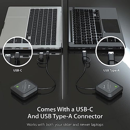 j5create Wireless Extender for USB Webcam, Microphones, or Speakers, Ideal for Streaming & Conferencing, No USB Mouse/Keyboard Compatibility (JVW120)