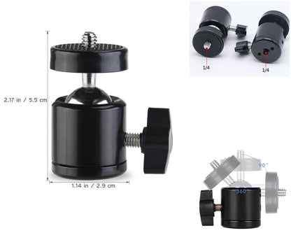 Desktop Webcam Tripod Stand, Portable Webcam Mount Holder with Magnet Mount and 1/4 Thread compatible with Logitech Webcam MX Brio 4K,C920,StreamCam,C930,C922,C925e,C615,Brio 500 300 100 Webcams (1)