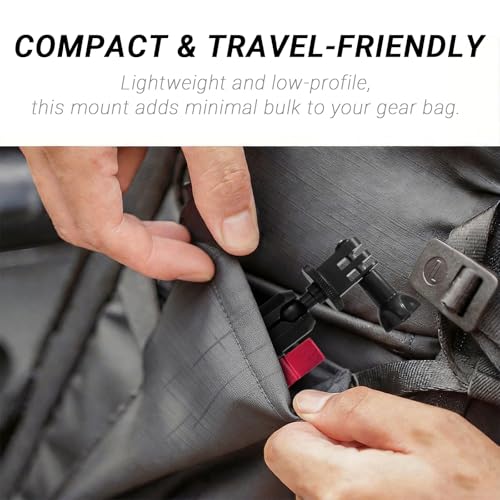 Cold Shoe Monitor Mount with 1/4" Screw, Rotatable Dual Ballhead Arm for LED Monitor Microphone, Compatible with DJI Osmo Action 6/5 Pro/4/3, Osmo 360, Insta 360 X5/X4 (Cold Shoe Monitor Mount)