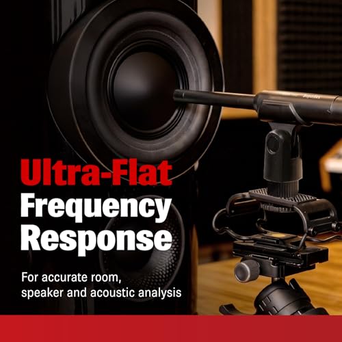 Superlux ECM999 Measurement Microphone, Omnidirectional Condenser Mic - Precision for Room Calibration, Audio Testing & Sound Analysis. Compatible with RTA Systems, Studio Recording (20Hz-20kHz, XLR) - style: XLR
