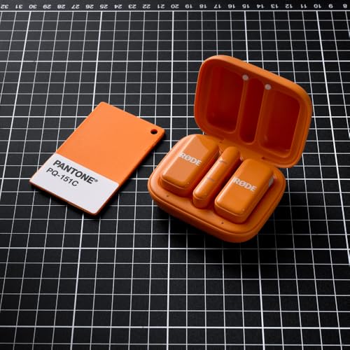 RØDE Wireless Micro - Compact Wireless Microphone, Two Mics with Charge Case for Smartphone Content Creation - USB-C, Orange - color: USB-C Orange