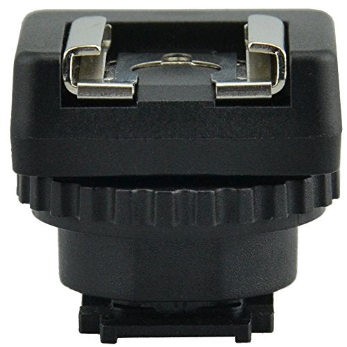 JJC Cold Shoe Mount Adapter for Sony Multi Interface Shoe to Universal Cold Shoe Compatible with Sony Handycam Camcorder HDR-AX53 AX33 AX100 CX675 CX900 CX610E CX530E CX510E CX400E PJ810E PJ790E