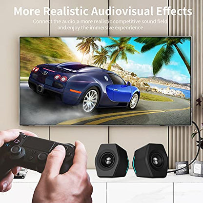 3.5mm to 2 Male RCA Cable 65FT, Stereo Audio Adapter Braided Hi-Fi Sound Auxiliary Y Splitter, Metal Shell Shielded Aux Cord Compatible With Smartphone MP3 Tablet Speaker - size: 65FT