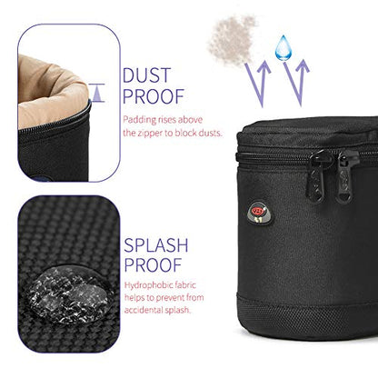 Lens Case Lens Pouch Bag Waterproof Shockproof for DSLR Camera Lens for Camera Lens - size: BL-0003