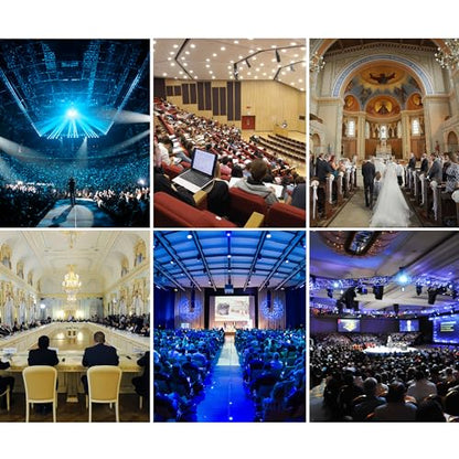 AI Auto Tracking PTZ Camera 3G-SDI/USB3.0/HDMI/LAN PoE 30X Optical and 8X Digital Zoom Live Streaming Camera 1080P 60FPS for Church Services Worship Education Events vMix OBS YouTube - color: glossy black