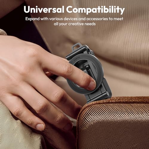 ULANZI SK29 Magnetic Phone Tripod, Foldable Mini Tripod Mount with MagSafe Phone Holder, Aluminium Cell Phone Stand with 1/4”, Arca Uka Base, Travel Vlog Essentials for iPhone 17/16/15/14/13/12