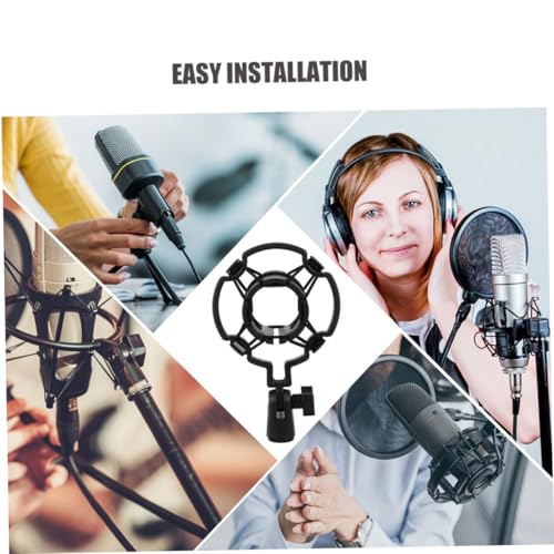 BESPORTBLE 4pcs Microphone Stand Kit Desk Mount Shock Absorbing Arm Mic Holder for Recording Streaming and Studio Use