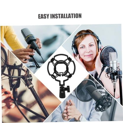 BESPORTBLE 4pcs Microphone Stand Kit Desk Mount Shock Absorbing Arm Mic Holder for Recording Streaming and Studio Use