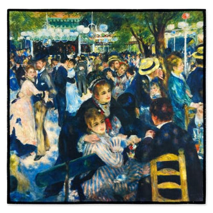 Large Microfiber Cleaning Cloths [5 Pack] – Classic Art “Dance at Le Moulin de la Galette” Design, Premium Lens Cleaning Cloth for Cameras, Glasses, Screens & Electronics - color: Dance at Le Moulin De La Galette, size: 5 Pack