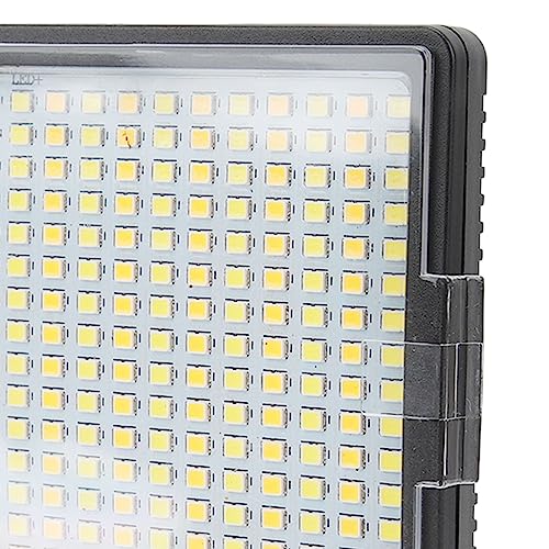 LED Video Light, 30W 416Pcs LED Light Panel Portable Camera Camcorder Video Light, Multi Angle Adjustment, Photo Lighting Fill Lamp for Live, Streaming, Photography