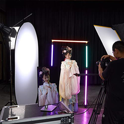 60"x80"/150x200cm Lighting Studio Soft Light Diffuser, Collapsible Pop Out Disc Panel Reflector Diffusion with Carrying Bag for Studio Outdoor Portrait, Product Photography, Video Shooting - size: 60 x 80 inches