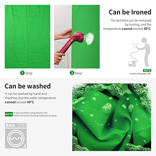 NEEWER 10 x 12FT / 3 x 3.6M PRO Photo Studio Premium Polyester Collapsible Backdrop Background for Photography, Video and Television (Backdrop ONLY) - Green - color: Green, size: 10 x 12 ft