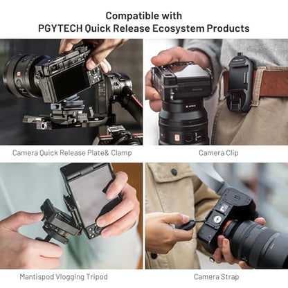 PGYTECH 2 Pcs Arca-Type Quick Release Plates Parts Replacement Switch Between Tripod, Monopod, Slider Arca Swiss Compatible - size: 2 Pieces
