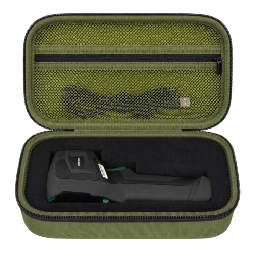 Boobowl Case Compatible with HSFTOOLS HF96/ H128/ Thermal Camera, Infrared Cameras Storage Holder Box for USB Cabless(Bag Only) (Green, For TC004/ H96/ H128) - color: Green, size: For TC004/ H96/ H128