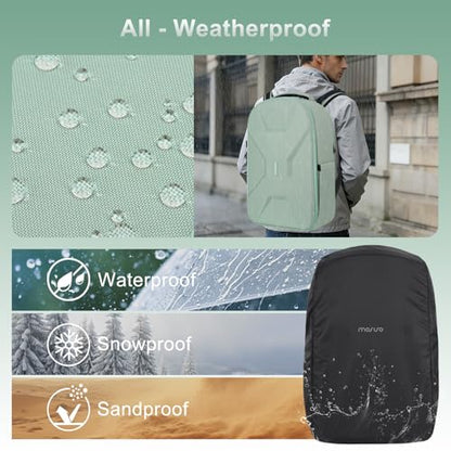 MOSISO Camera Backpack, DSLR/SLR/Mirrorless Photography Backpack, Camera Bag with Tripod Holder&15.6 inch Laptop Compartment&Rain Cover Compatible with Canon/Nikon/Sony/DJI Mavic Drone, Antique Green - color: Antique Green