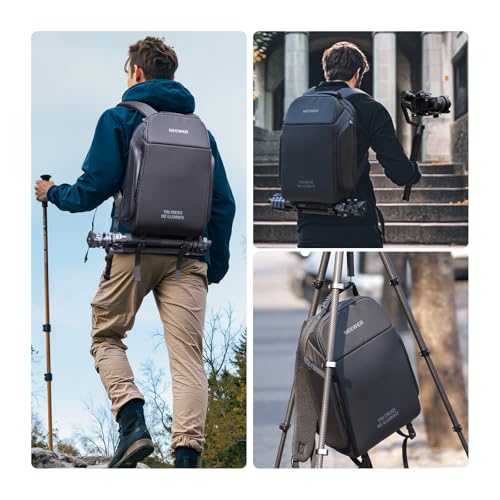 NEEWER BASICS Camera Bag for Photographer, Water Resistant Digital Cam Backpack Shockproof Large Case Compatible with Sony Canon Nikon DSLR Mirrorless Lenses Small Photography Accessories, PB26 Black - style: Pb26 Black