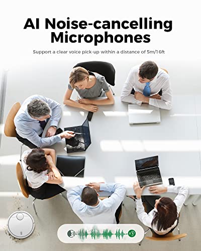 WYRESTORM 4K AI Tracking Conference Webcam, Auto Framing & Presenter Tracking, 120° Wide Angle, Dual Noise Cancelling Mics, Privacy Cover, USB Plug & Play, Zoom Certified for Teams Meeting Rooms - size: 210