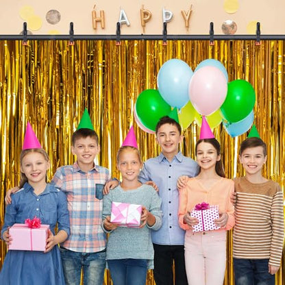T-Shape Backdrop Stand 8x5.3FT, Height and Width Adjustable Background Stand for Parties,Green Screen Holder with 6 Spring Clamps - size: 8x5.3ft